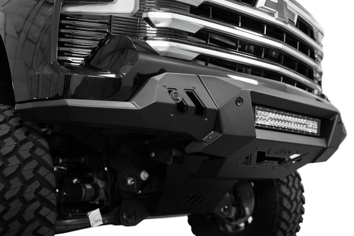 2022+ Chevrolet Silverado 1500 Black Label Front Bumper - Addictive Desert Designs F140300010103 - view 3