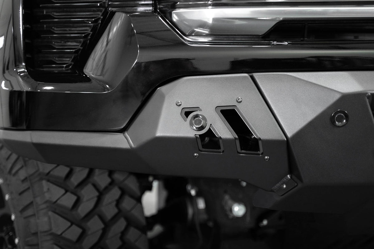 2022+ Chevrolet Silverado 1500 Black Label Front Bumper - Addictive Desert Designs F140300010103 - view 4