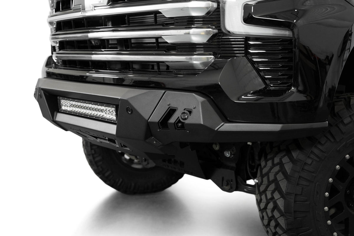 2022+ Chevrolet Silverado 1500 Black Label Front Bumper - Addictive Desert Designs F140300010103 - view 7