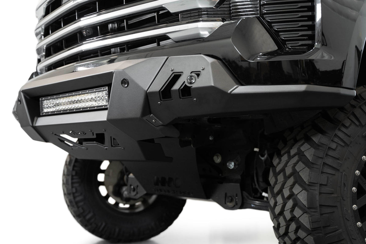 2022+ Chevrolet Silverado 1500 Black Label Front Bumper - Addictive Desert Designs F140300010103 - view 8