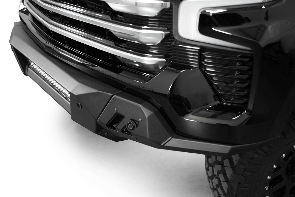 2022+ Chevrolet Silverado 1500 Black Label Front Bumper - Addictive Desert Designs F140300010103 - view 9