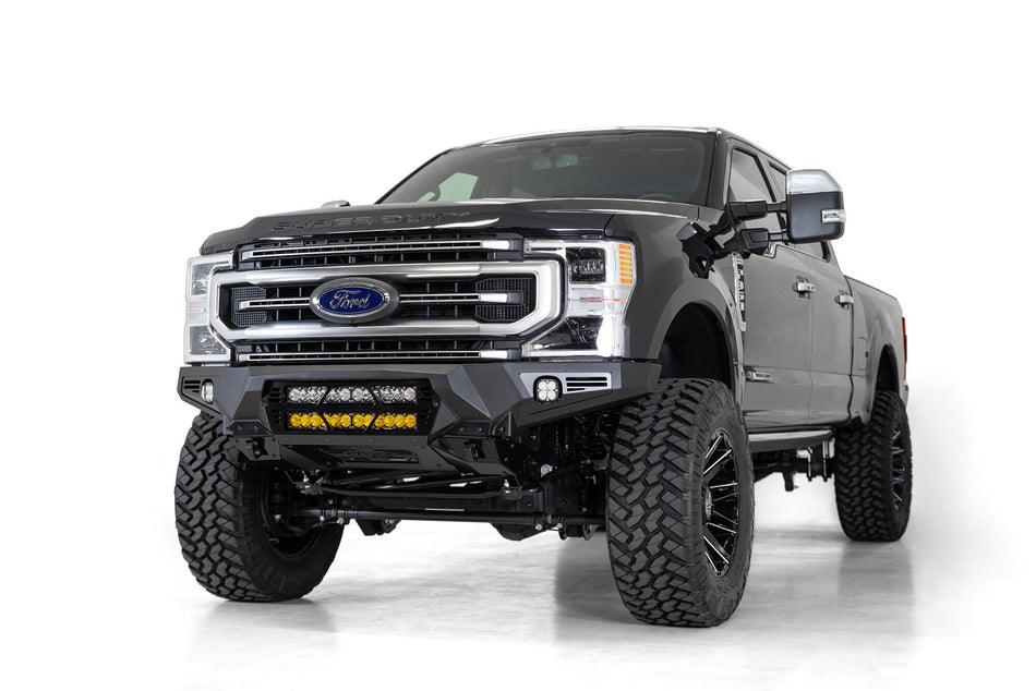 2017-2022 Ford Super Duty F-250 F-350 Bomber Front Bumper Mounts for dual 20 Inch Light Bars - Addictive Desert Designs F160012140103 - view 2