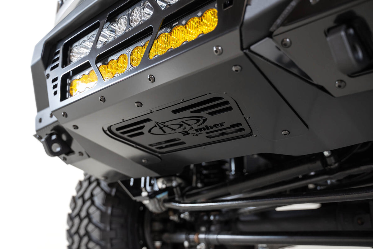 2017-2022 Ford Super Duty F-250 F-350 Bomber Front Bumper Mounts for dual 20 Inch Light Bars - Addictive Desert Designs F160012140103 - view 5