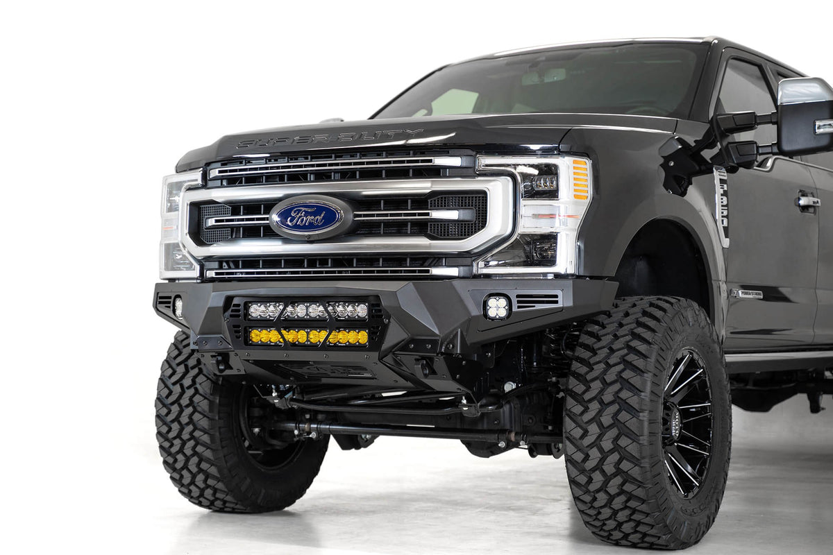 2017-2022 Ford Super Duty F-250 F-350 Bomber Front Bumper Mounts for dual 20 Inch Light Bars - Addictive Desert Designs F160012140103 - view 6