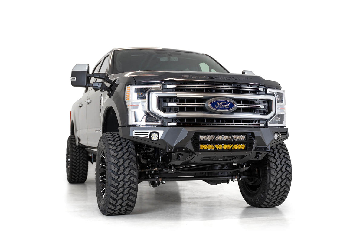 2017-2022 Ford Super Duty F-250 F-350 Bomber Front Bumper Mounts for dual 20 Inch Light Bars - Addictive Desert Designs F160012140103 - view 7
