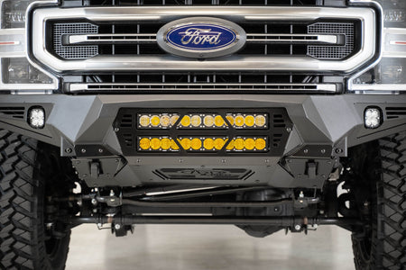 2017-2022 Ford Super Duty F-250 F-350 Bomber Front Bumper Mounts for dual 20 Inch Light Bars - Addictive Desert Designs F160012140103 - view 9