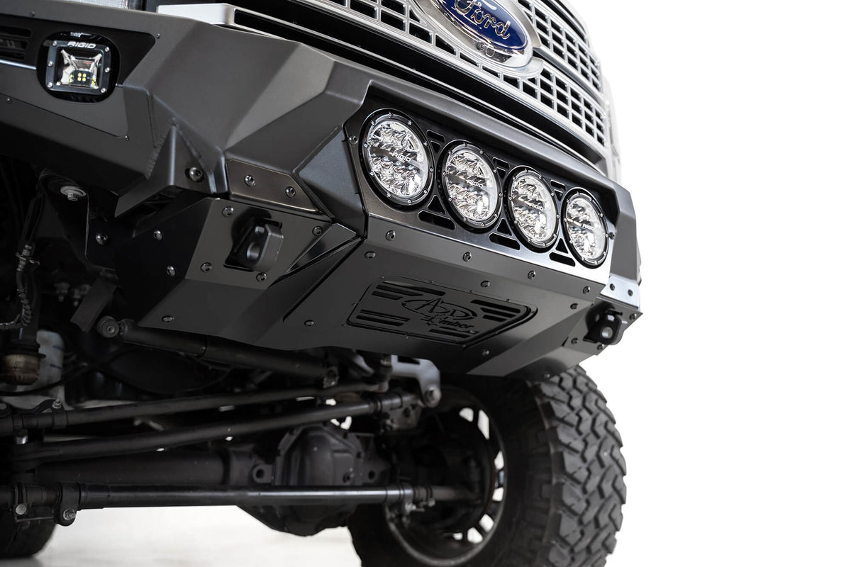 2017-2022 Ford Super Duty F-250 F-350 Bomber Front Bumper - Addictive Desert Designs F160014110103 - view 10