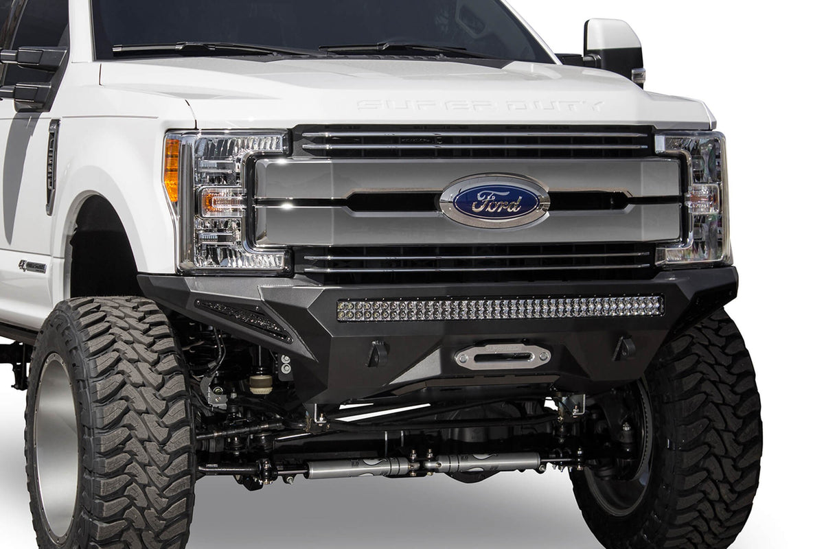 2017-2022 Ford Super Duty F-250, F-350 Stealth Fighter Front Bumper - Addictive Desert Designs F161202860103