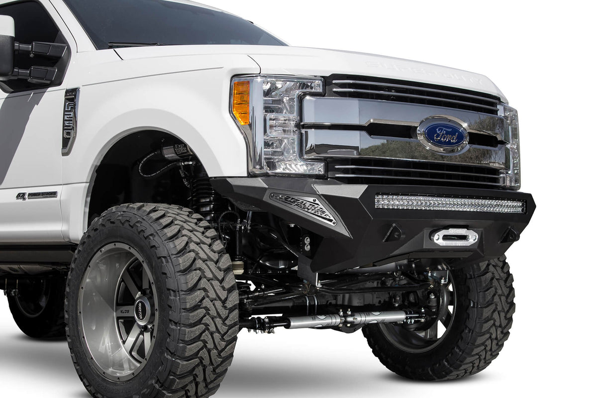 2017-2022 Ford Super Duty F-250, F-350 Stealth Fighter Front Bumper - Addictive Desert Designs F161202860103 - view 2
