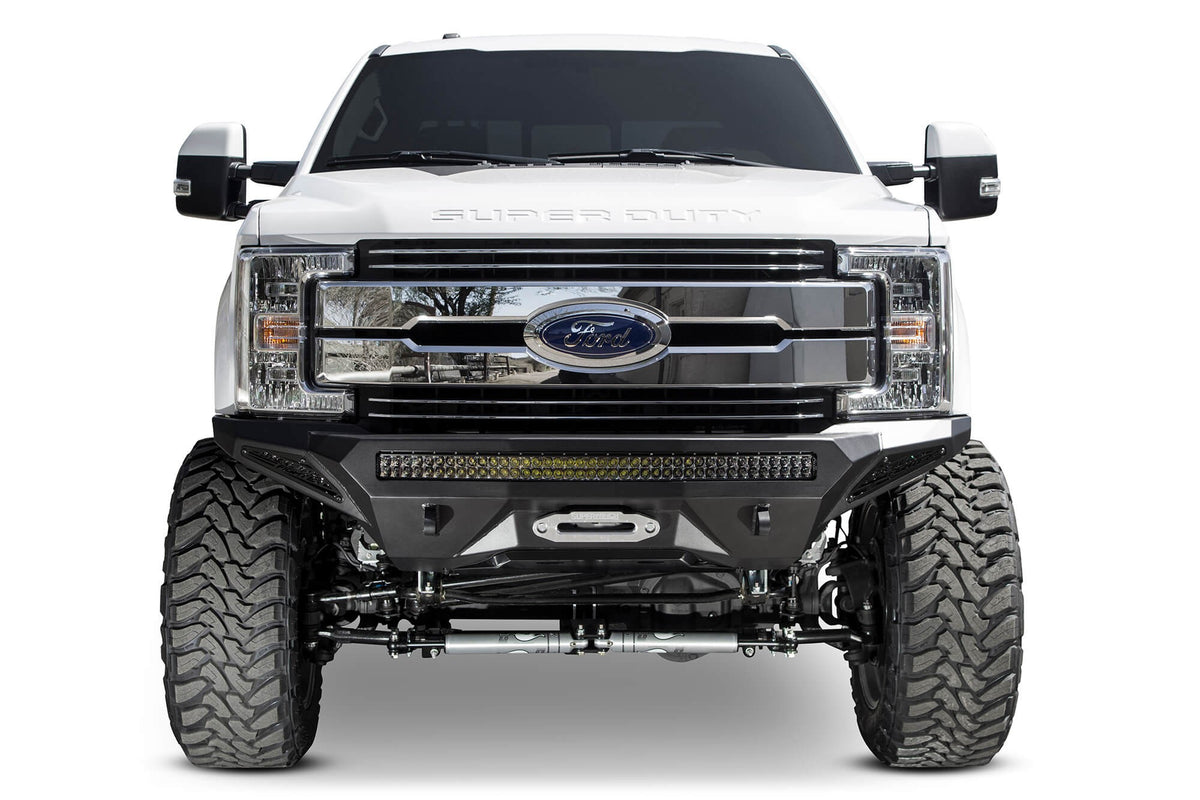 2017-2022 Ford Super Duty F-250, F-350 Stealth Fighter Front Bumper - Addictive Desert Designs F161202860103 - view 3