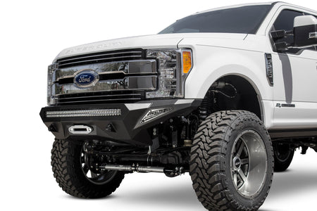 2017-2022 Ford Super Duty F-250, F-350 Stealth Fighter Front Bumper - Addictive Desert Designs F161202860103 - view 4