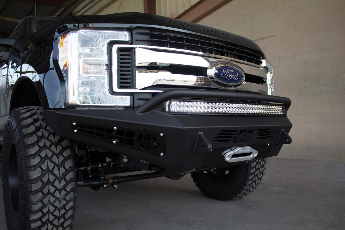 2017-2022 Ford Super Duty HoneyBadger Front Bumper - Addictive Desert Designs F167382840103 - view 4