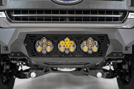 2018-2020 Ford F-150 Bomber Front Bumper Mounts for 3 Baja Designs LP6 Round Lights - Addictive Desert Designs F180014100103 - view 5