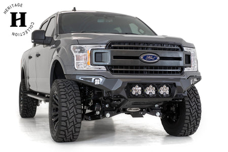 2018-2020 Ford F-150 Bomber Front Bumper Mounts for 3 Baja Designs LP6 Round Lights - Addictive Desert Designs F180014100103 - view 7