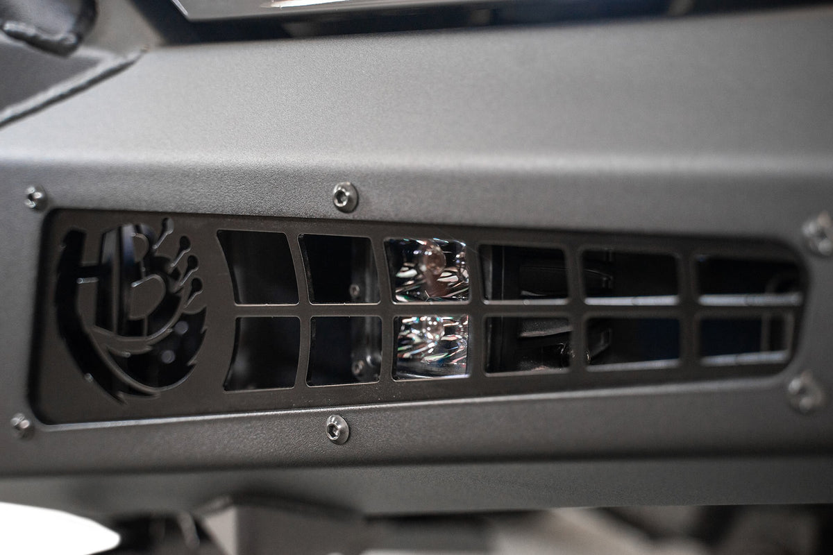 2021-2023 Ford F-150 HoneyBadger Front Bumper With Top Hoop - Addictive Desert Designs F197431040103