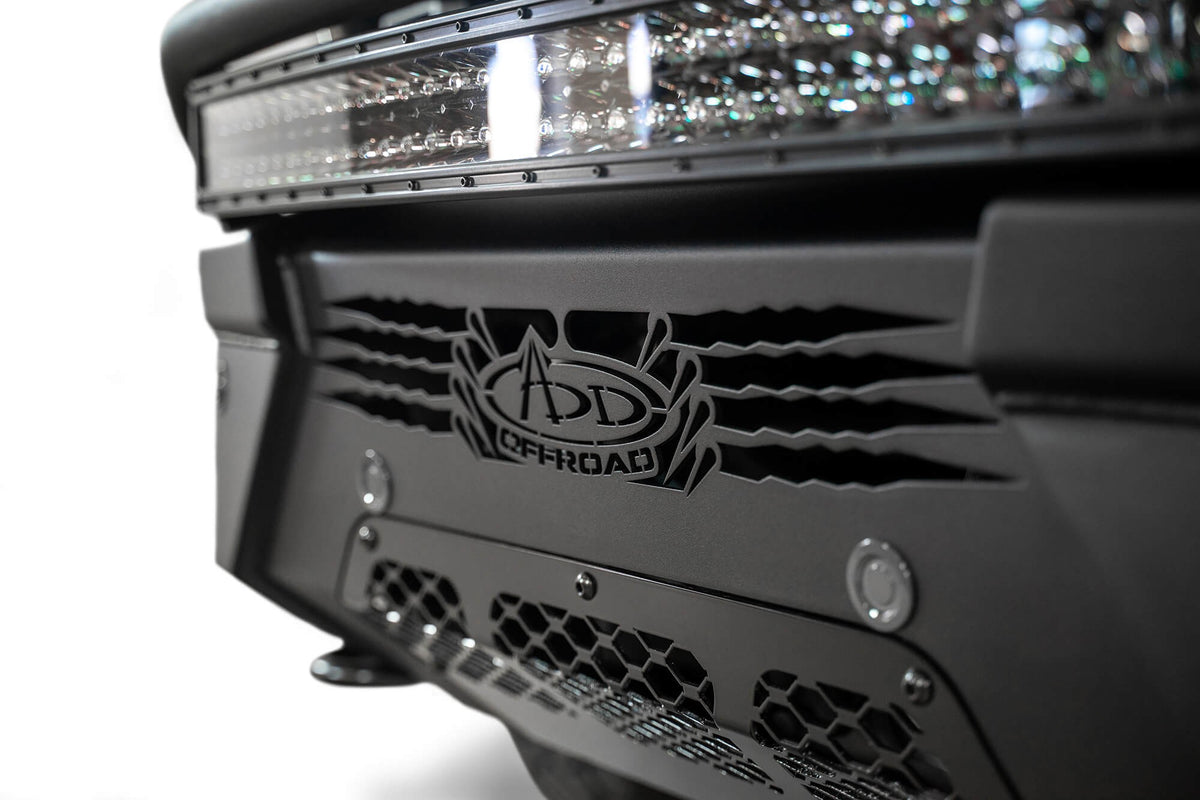 2021-2023 Ford F-150 HoneyBadger Front Bumper With Top Hoop - Addictive Desert Designs F197431040103 - view 3