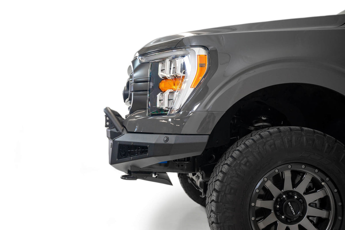 2021-2023 Ford F-150 HoneyBadger Front Bumper With Top Hoop - Addictive Desert Designs F197431040103 - view 4
