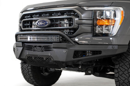 2021-2023 Ford F-150 HoneyBadger Front Bumper With Top Hoop - Addictive Desert Designs F197431040103 - view 8