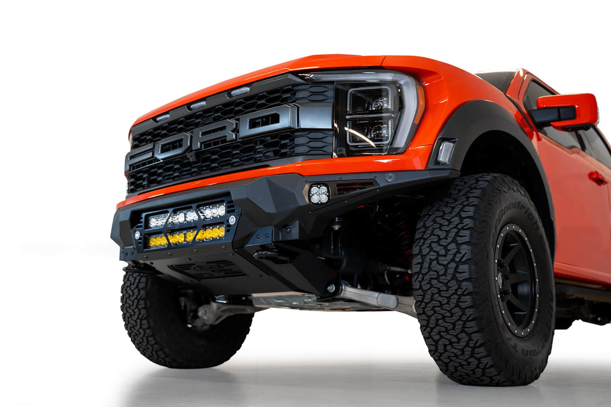 2021+ Ford Raptor Bomber Front Bumper Mounts for two 20 Inch Light Bars - Addictive Desert Designs F210012140103 - view 2