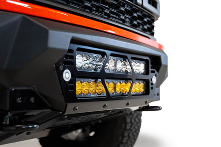 2021+ Ford Raptor Bomber Front Bumper Mounts for two 20 Inch Light Bars - Addictive Desert Designs F210012140103 - view 4