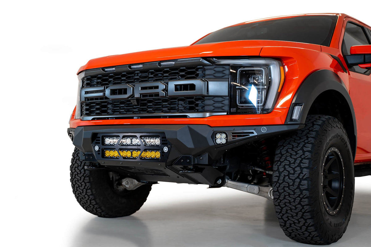2021+ Ford Raptor Bomber Front Bumper Mounts for two 20 Inch Light Bars - Addictive Desert Designs F210012140103 - view 7