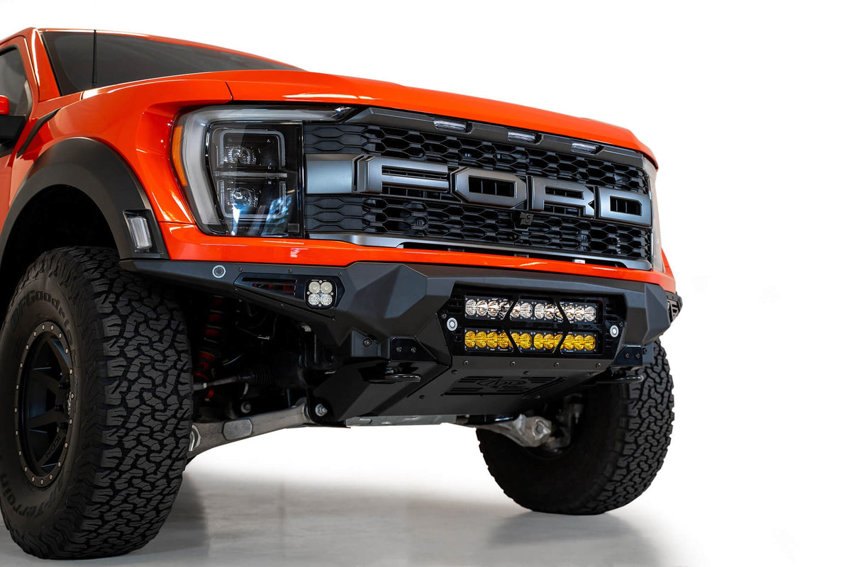 2021+ Ford Raptor Bomber Front Bumper Mounts for two 20 Inch Light Bars - Addictive Desert Designs F210012140103 - view 9