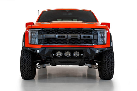 2021+ Ford Raptor Bomber Front Bumper Mounts for 3 Baja Designs LP6 Round Lights - Addictive Desert Designs F210014100103 - view 2