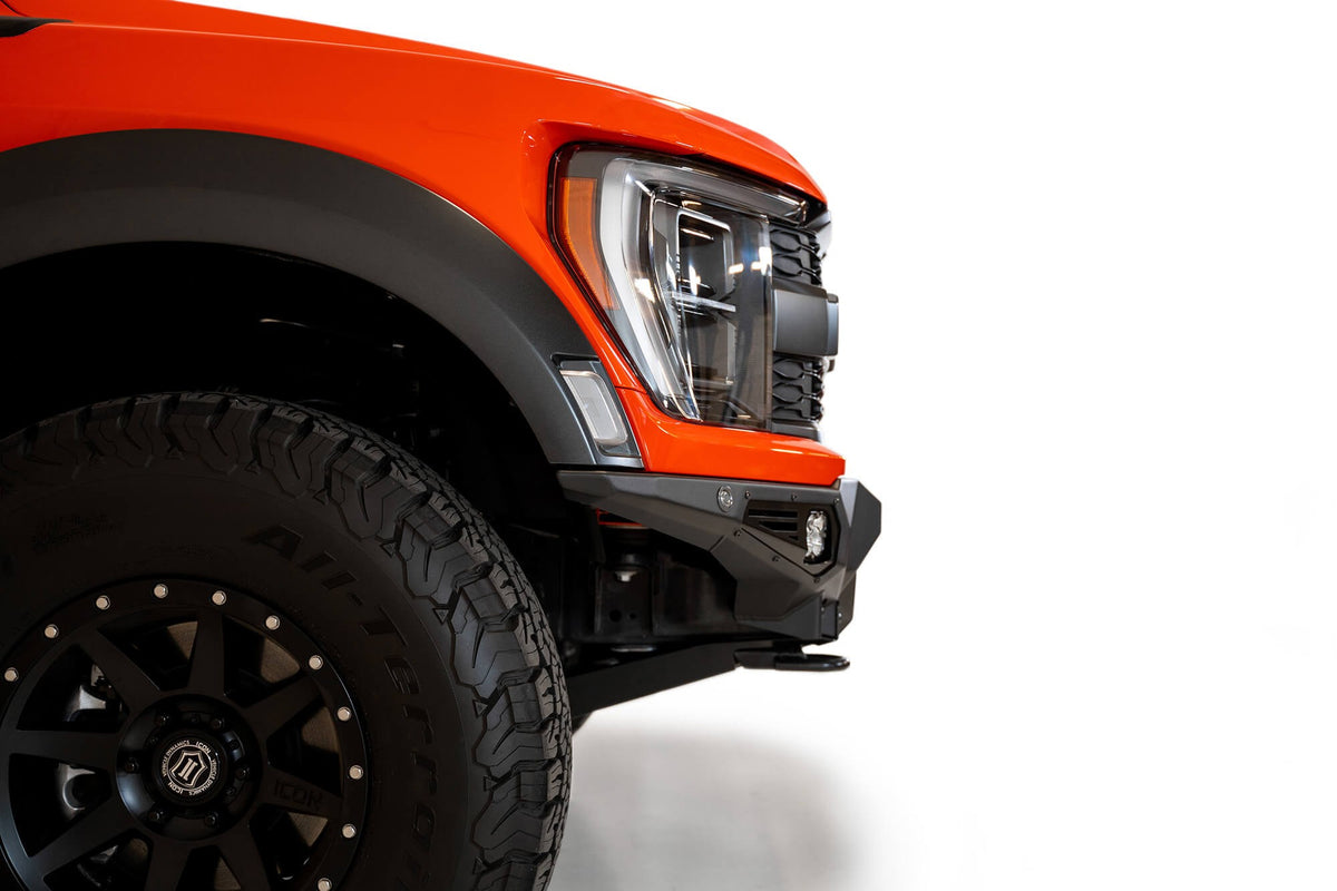 2021+ Ford Raptor Bomber Front Bumper Mounts for 3 Baja Designs LP6 Round Lights - Addictive Desert Designs F210014100103 - view 4