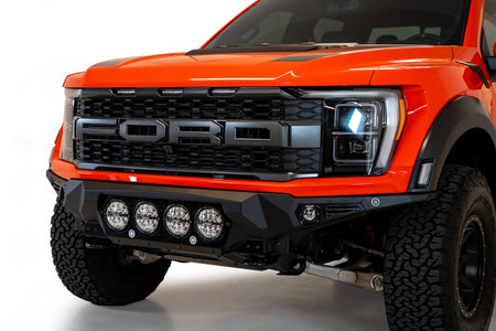 2021+ Ford Raptor Bomber Front Bumper Mounts for 4 rigid 360 6 Inch Round Lights - Addictive Desert Designs F210014110103 - view 4