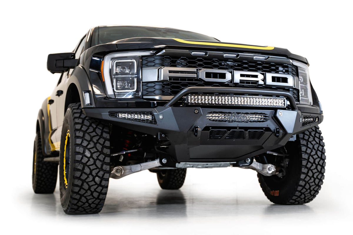 2021+ Ford Raptor HoneyBadger Front Bumper With Top Hoop - Addictive Desert Designs F210221180103 - view 3