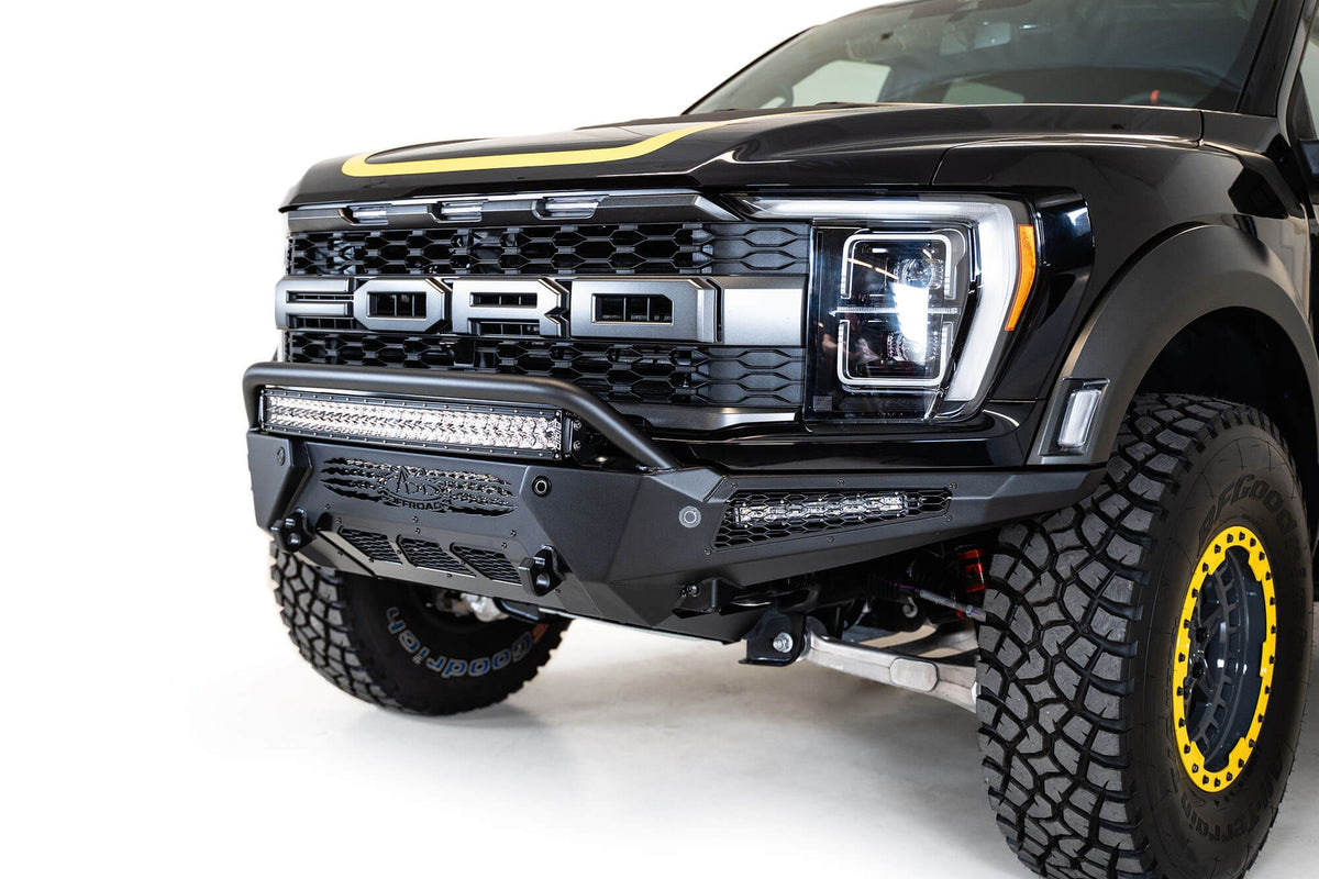 2021+ Ford Raptor HoneyBadger Front Bumper With Top Hoop - Addictive Desert Designs F210221180103 - view 7