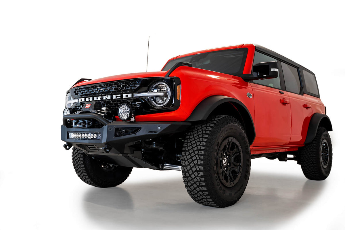 2021+ Ford Bronco Rock Fighter Front Bumper - Addictive Desert Designs F230181060103 - view 4