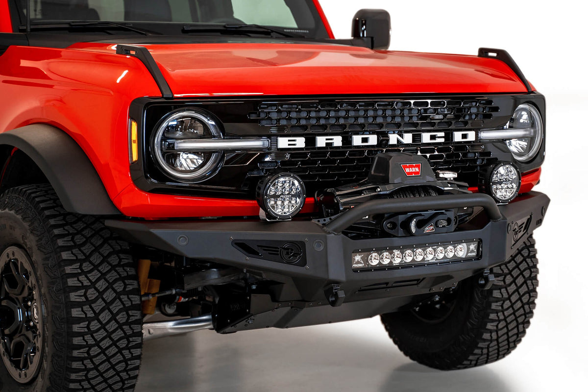 2021+ Ford Bronco Rock Fighter Front Bumper - Addictive Desert Designs F230181060103 - view 7