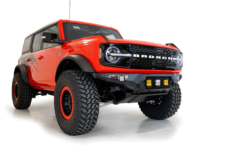 2021+ Ford Bronco Bomber Front Bumper Mounts for Three Baja Designs LP4 Lights - Addictive Desert Designs F230194120103 - view 5
