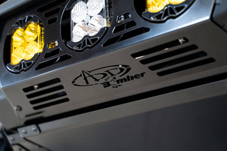 2021+ Ford Bronco Bomber Front Bumper Mounts for Three Baja Designs LP4 Lights - Addictive Desert Designs F230194120103 - view 6