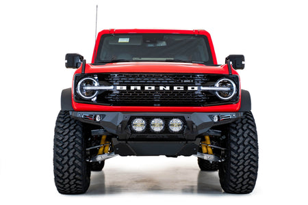 2021+ Ford Bronco Bomber Front Bumper Mounts for three Rigid 360 6 Inch lights - Addictive Desert Designs F230194130103 - view 2