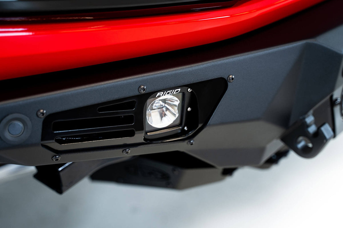 2021+ Ford Bronco Bomber Front Bumper Mounts for three Rigid 360 6 Inch lights - Addictive Desert Designs F230194130103 - view 5