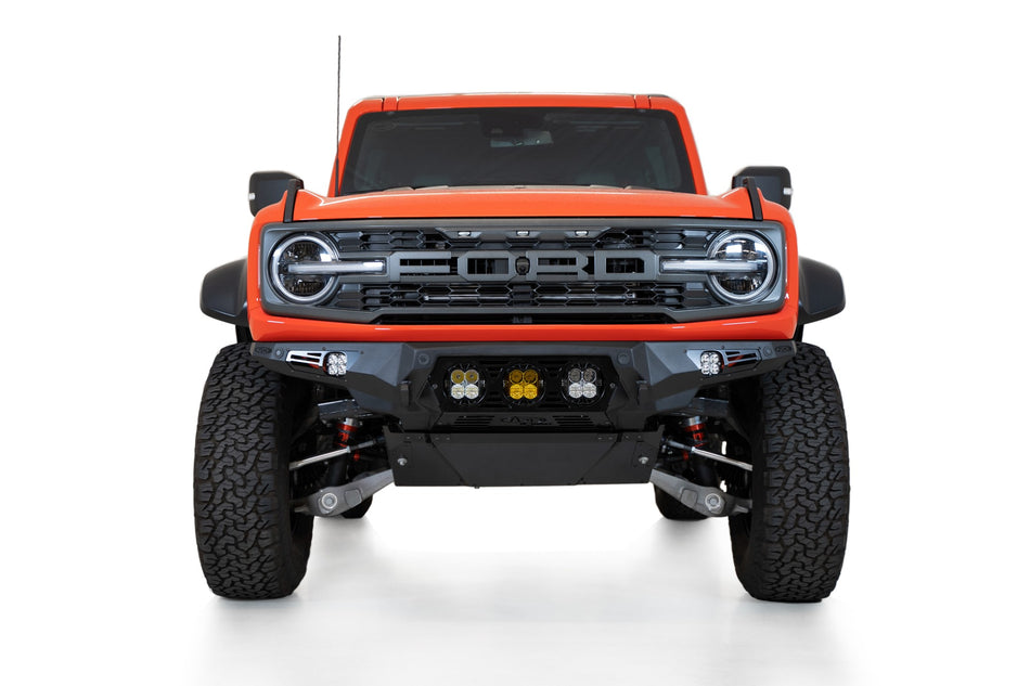2022+ Ford Bronco Raptor Bomber Front Bumper Mounts for 3 Baja LP4 Lights - Addictive Desert Designs F260014120103 - view 2