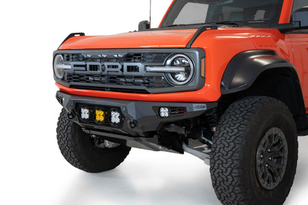 2022+ Ford Bronco Raptor Bomber Front Bumper Mounts for 3 Baja LP4 Lights - Addictive Desert Designs F260014120103 - view 8
