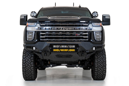 2020-2023 Chevrolet Silverado 2500/3500 Bomber Front Bumper Mounts for two 20 Inch light bars - Addictive Desert Designs F270012140103 - view 2