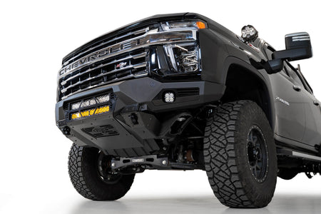 2020-2023 Chevrolet Silverado 2500/3500 Bomber Front Bumper Mounts for two 20 Inch light bars - Addictive Desert Designs F270012140103 - view 6