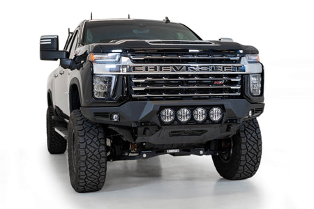 2020-2023 Chevrolet Silverado 2500/3500 Bomber Front Bumper Mounts for 4 rigid 360 6 Inch round lights - Addictive Desert Designs F270014110103 - view 2