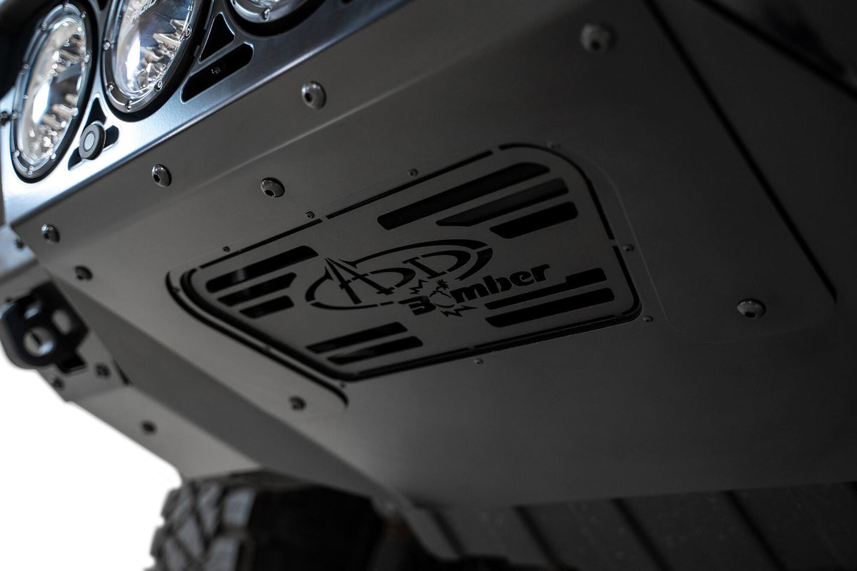 2020-2023 Chevrolet Silverado 2500/3500 Bomber Front Bumper Mounts for 4 rigid 360 6 Inch round lights - Addictive Desert Designs F270014110103 - view 3