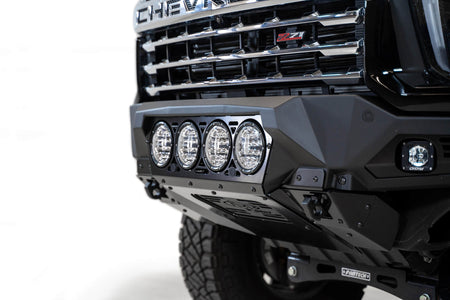 2020-2023 Chevrolet Silverado 2500/3500 Bomber Front Bumper Mounts for 4 rigid 360 6 Inch round lights - Addictive Desert Designs F270014110103 - view 4
