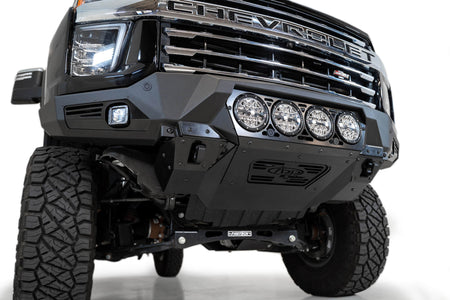 2020-2023 Chevrolet Silverado 2500/3500 Bomber Front Bumper Mounts for 4 rigid 360 6 Inch round lights - Addictive Desert Designs F270014110103 - view 7