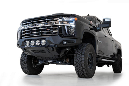 2020-2023 Chevrolet Silverado 2500/3500 Bomber Front Bumper Mounts for 4 rigid 360 6 Inch round lights - Addictive Desert Designs F270014110103 - view 8
