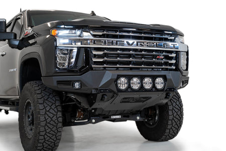 2020-2023 Chevrolet Silverado 2500/3500 Bomber Front Bumper Mounts for 4 rigid 360 6 Inch round lights - Addictive Desert Designs F270014110103 - view 10
