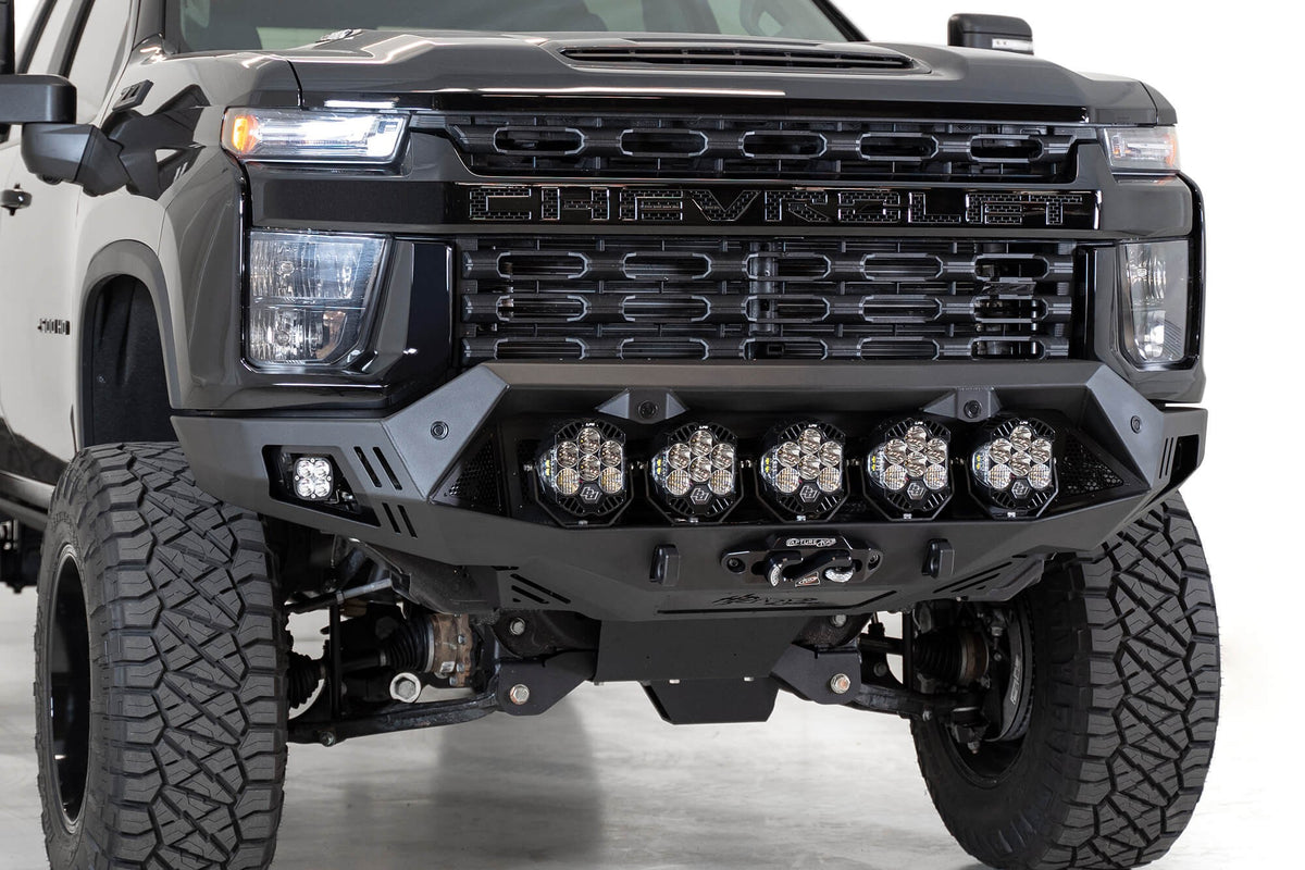 2020-2023 Chevrolet Silverado 2500 3500 Bomber HD Front Bumper - Addictive Desert Designs F270043500103 - view 14