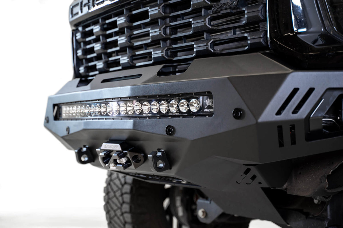 2020-2023 Chevrolet Silverado 2500/3500 Stealth Fighter Front Bumper - Addictive Desert Designs F271202890103 - view 5