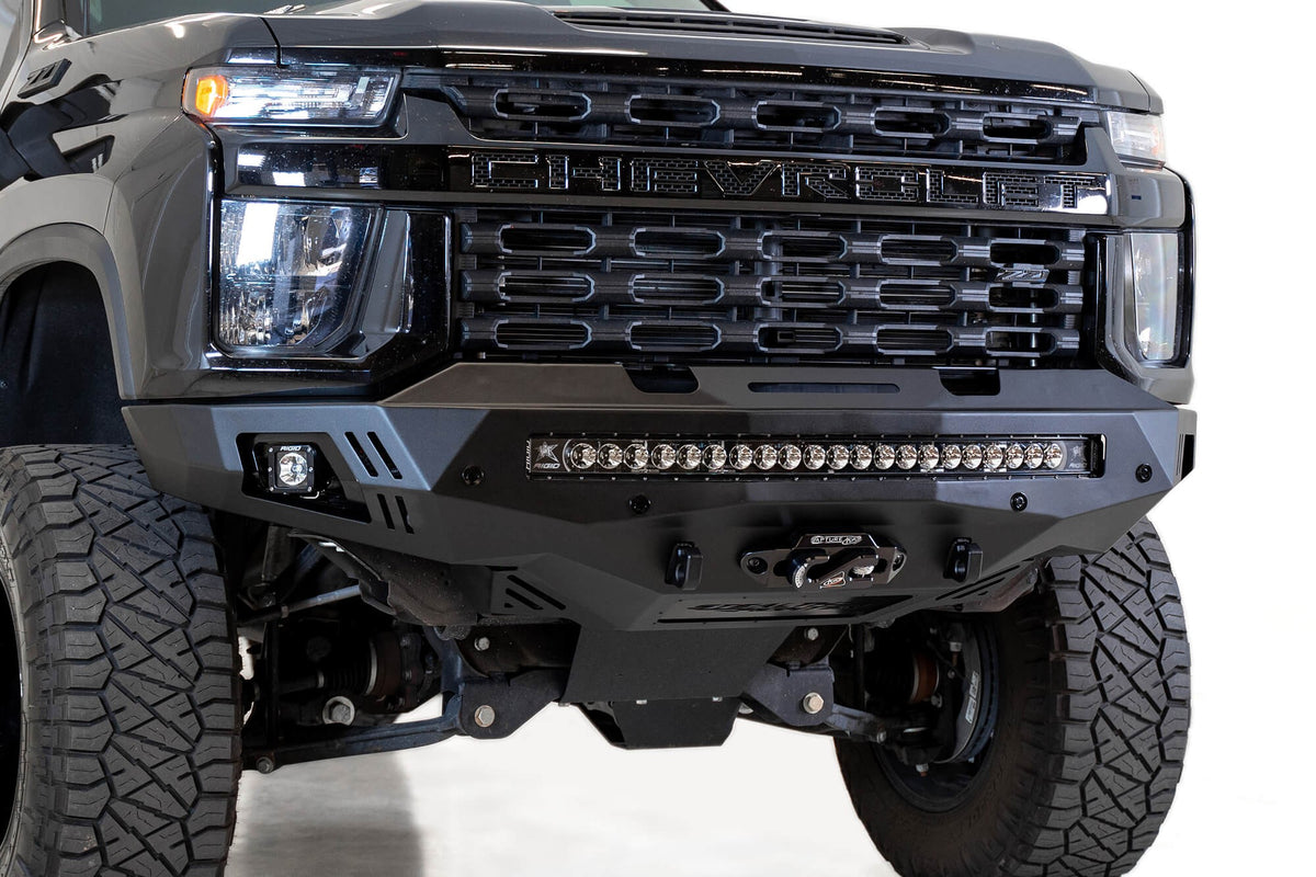 2020-2023 Chevrolet Silverado 2500/3500 Stealth Fighter Front Bumper - Addictive Desert Designs F271202890103 - view 7